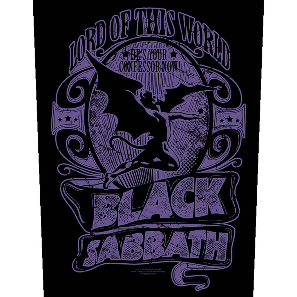 Black Sabbath Lord of this World - Back Patch