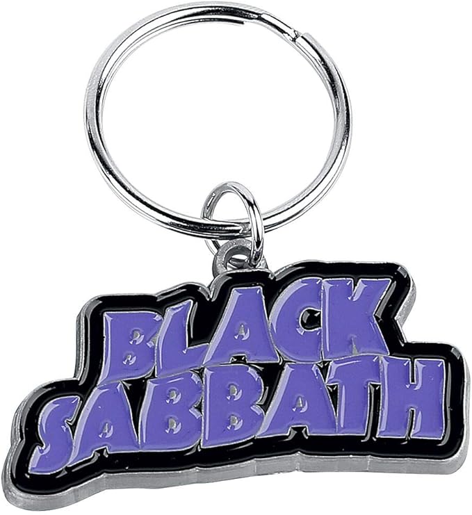Black Sabbath Wavy Logo Keychain Keyring