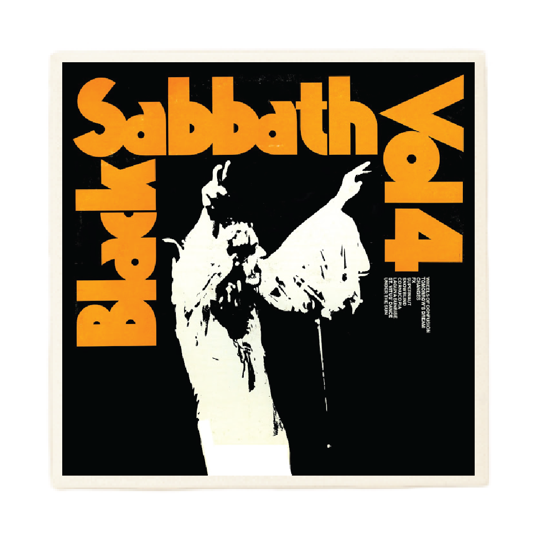 Set of 2 Black Sabbath Vol 4 Album - Ceramic Coasters