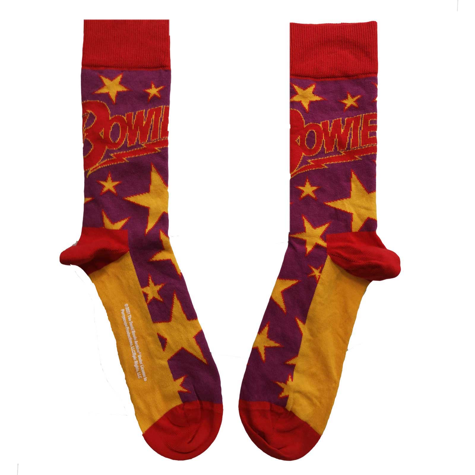 David Bowie Stars Infill - Unisex Ankle Socks