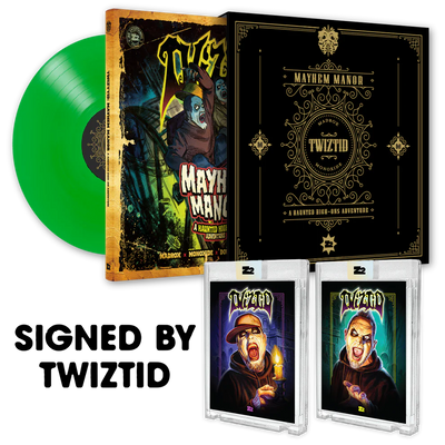 Twiztid: Mayhem Manor - Signed Graphic Novel (Platinum Edition) +Vinyl +Cards Bundle