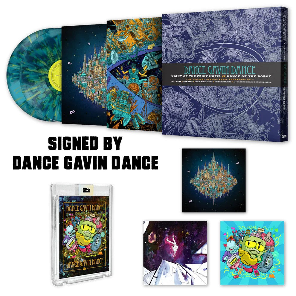 Dance Gavin Dance - Night of the Fruit Mafia / Dance of the Robot - Graphic Novel Signed Platinum Edition