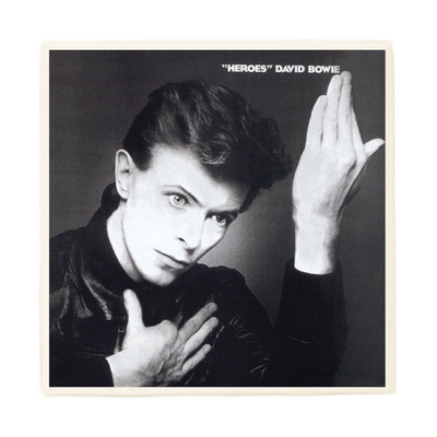 Set of 2 David Bowie Heroes Album - Ceramic Coasters