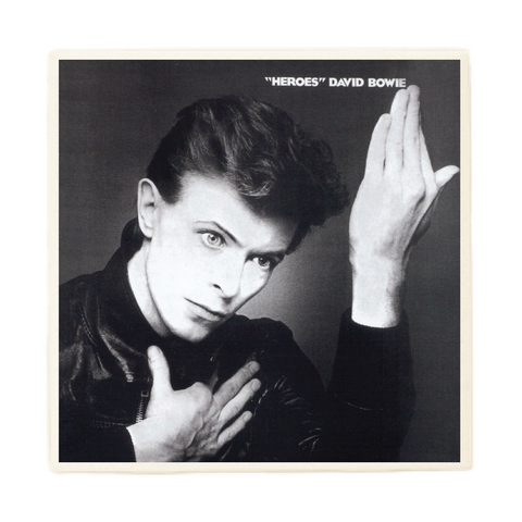 Set of 2 David Bowie Heroes Album - Ceramic Coasters