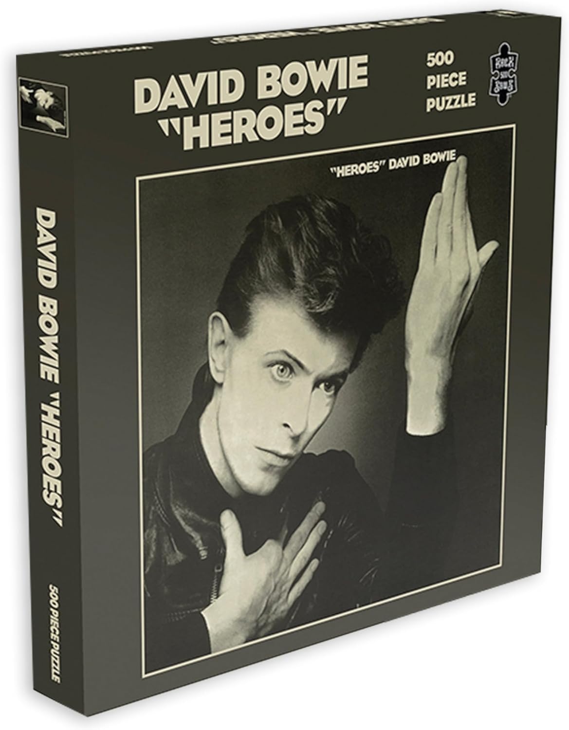 David Bowie Heroes – 1977 Album Cover Art  500 Piece Jigsaw Puzzle 16"×16"