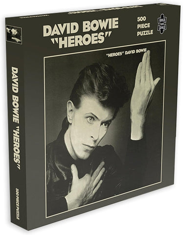 David Bowie Heroes – 1977 Album Cover Art  500 Piece Jigsaw Puzzle 16"×16"