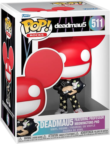Funko Pop Rocks - Deadmau5 Feat Professor Meowingtons Phd #511