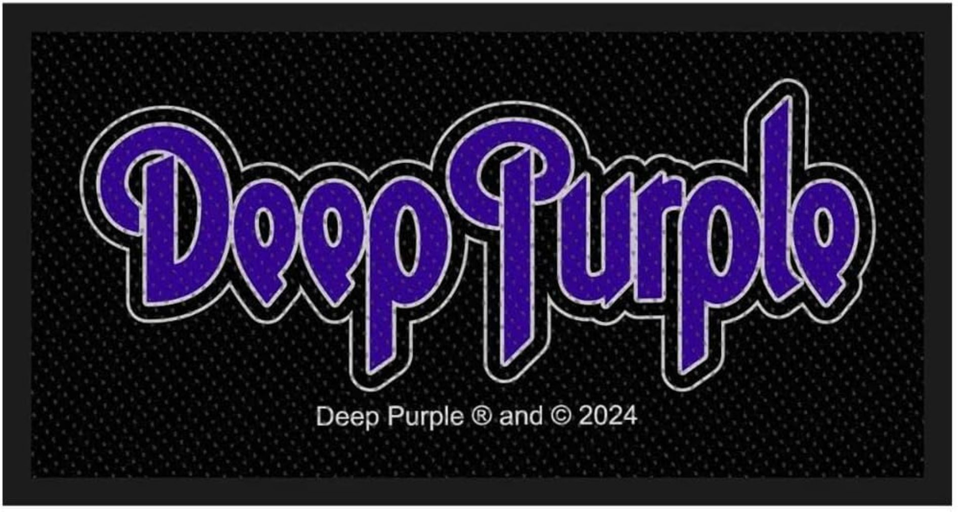 Deep Purple Logo Woven Sew On Patch