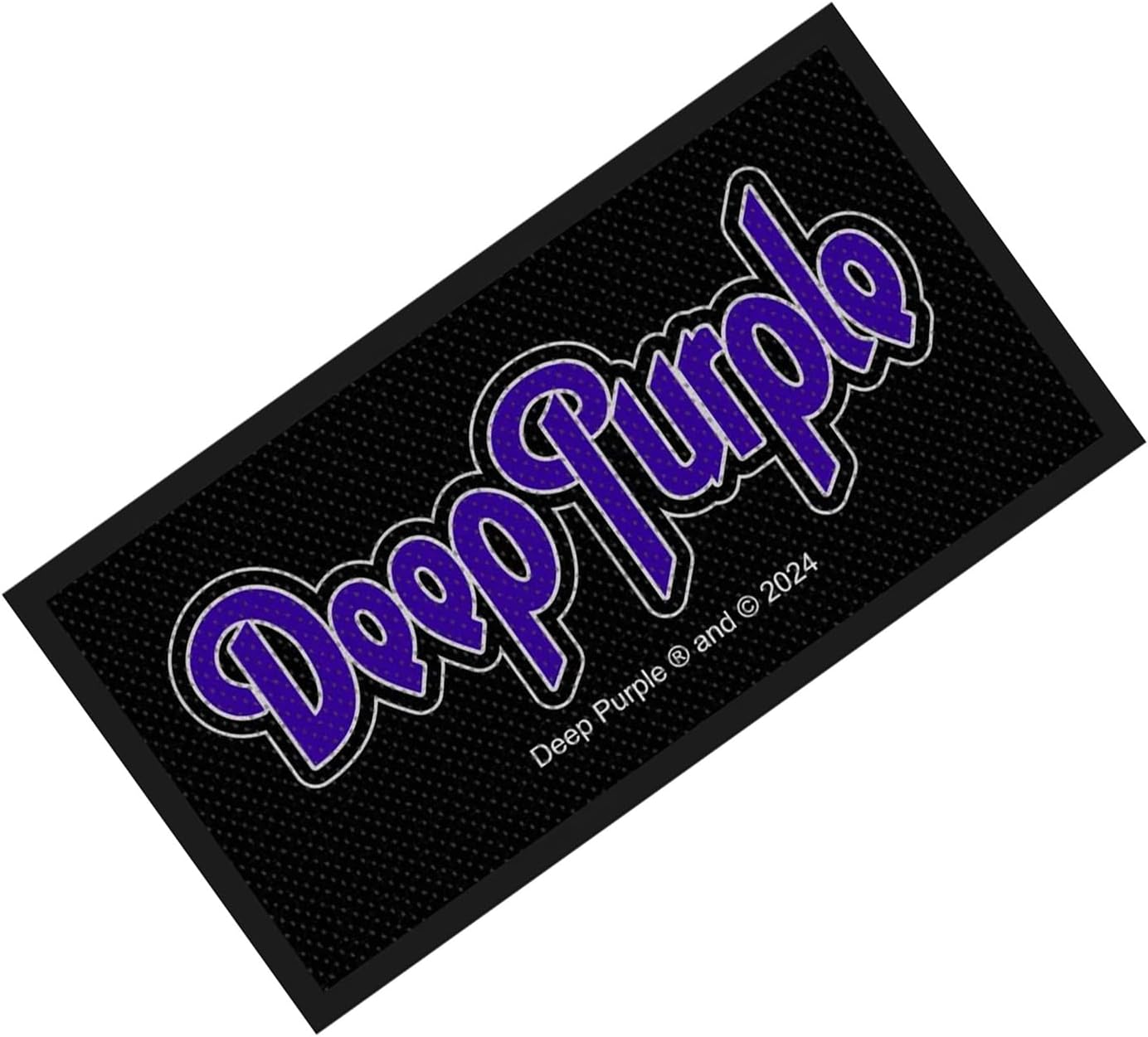 Deep Purple Logo Woven Sew On Patch