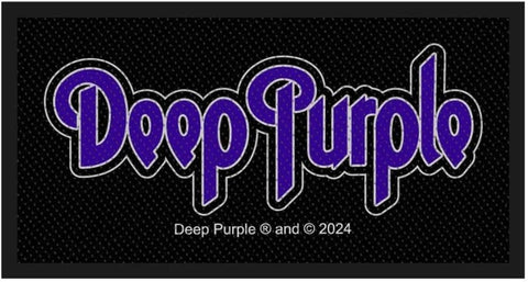 Deep Purple Logo Woven Sew On Patch
