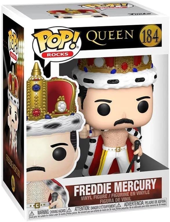 Funko Pop Rocks - Queen Freddie Mercury King #184