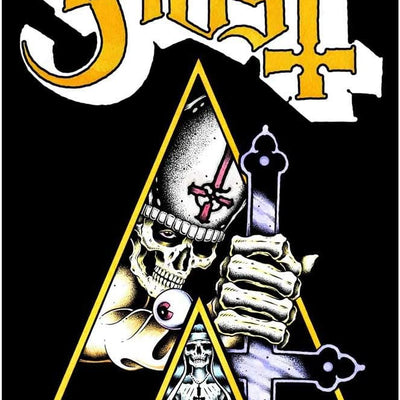 Ghost Clockwork -  Textile Poster Flag