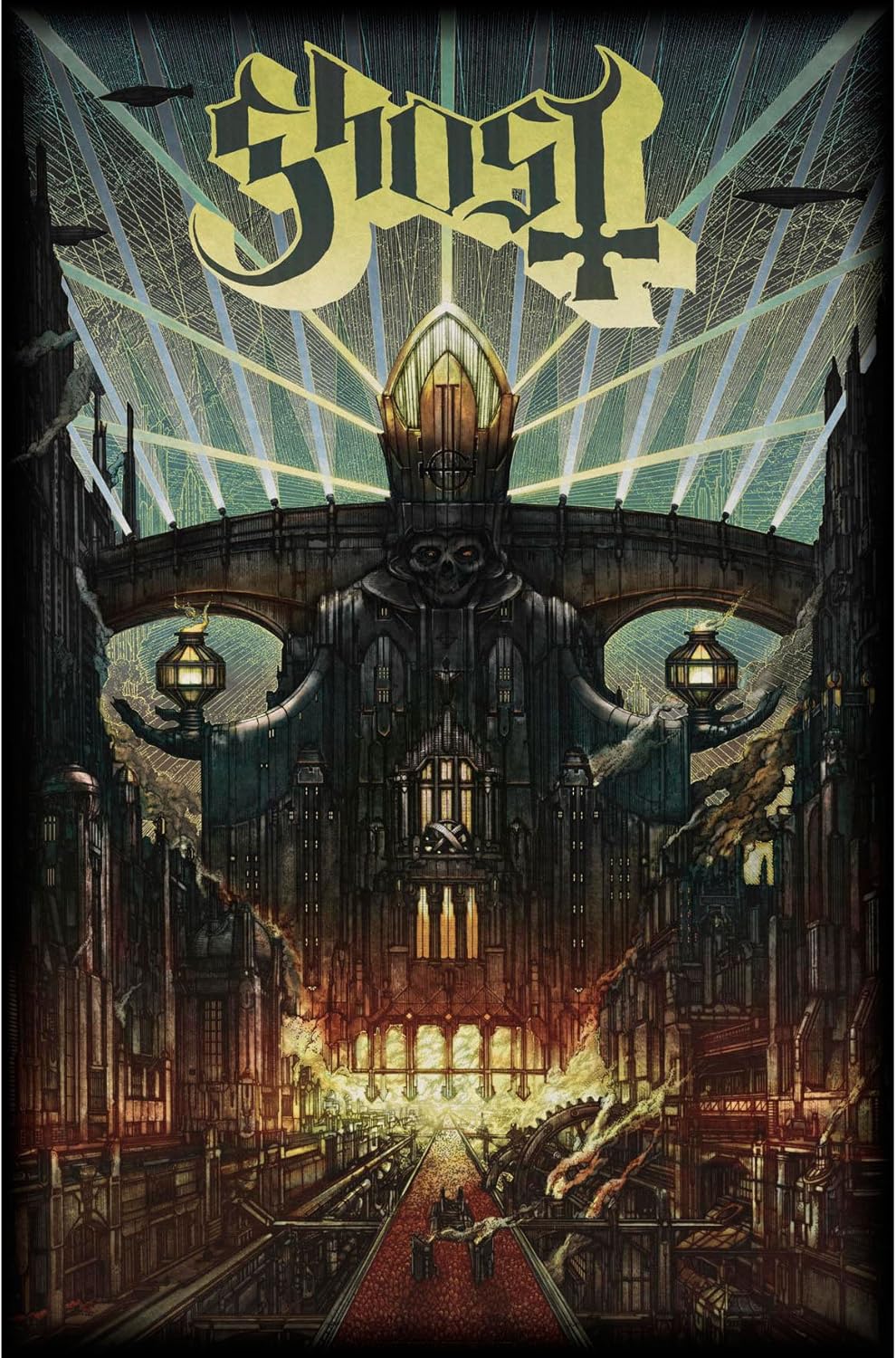 Ghost Meliora -  Textile Poster Flag