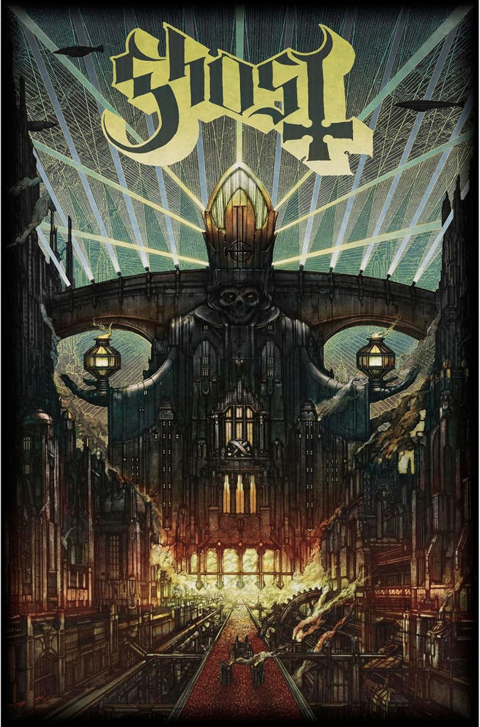 Ghost Meliora -  Textile Poster Flag