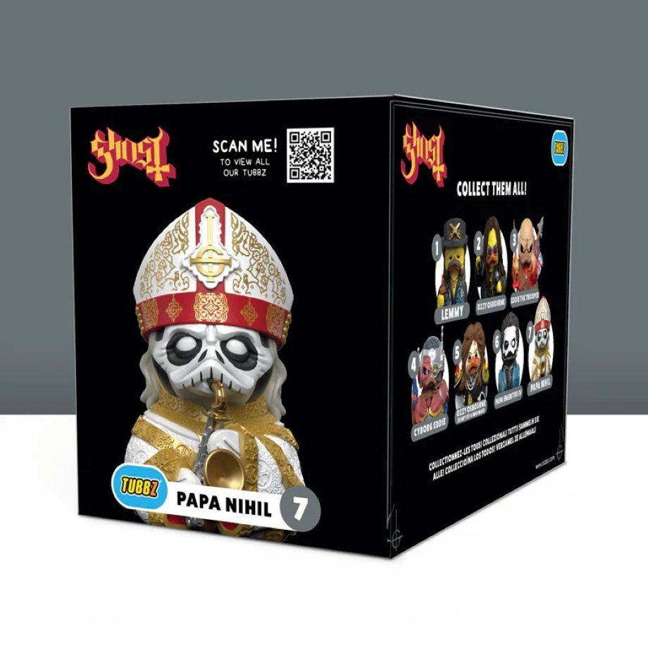 Ghost: Papa Nihil TUBBZ Cosplaying Rubber Duck Vinyl (Boxed Edition)