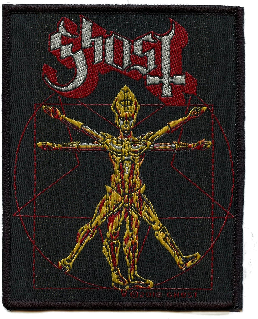 Ghost - Vitruvian Woven Sew On Applique