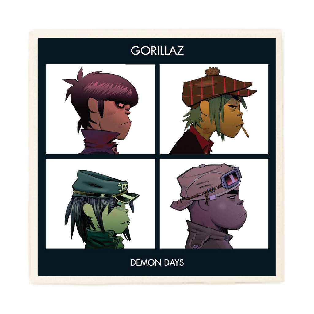 Set of 2 Gorillaz Demon Days Album - Ceramic Coasters