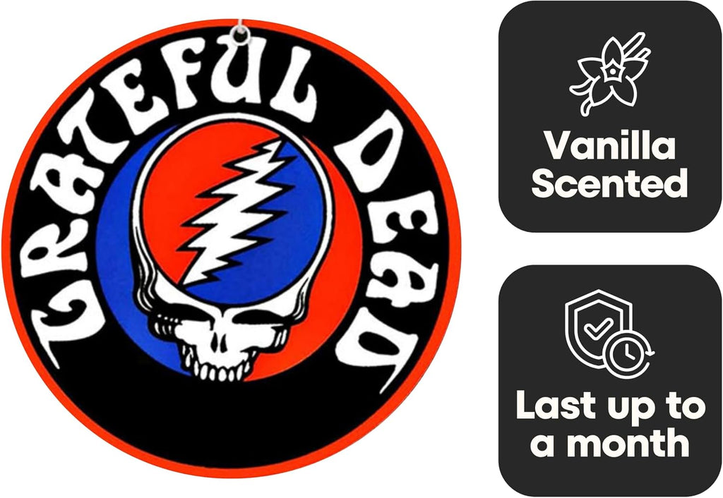 Rocksax Grateful Dead Steal your Face - Air Freshener