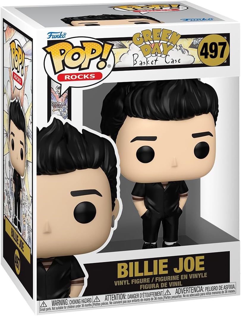 Funko Pop Rocks - Green Day  Billie Joe Armstrong Basket Case #497