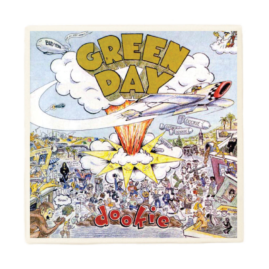 Set of 2 Green Day Dookie Album - Ceramic Coasters