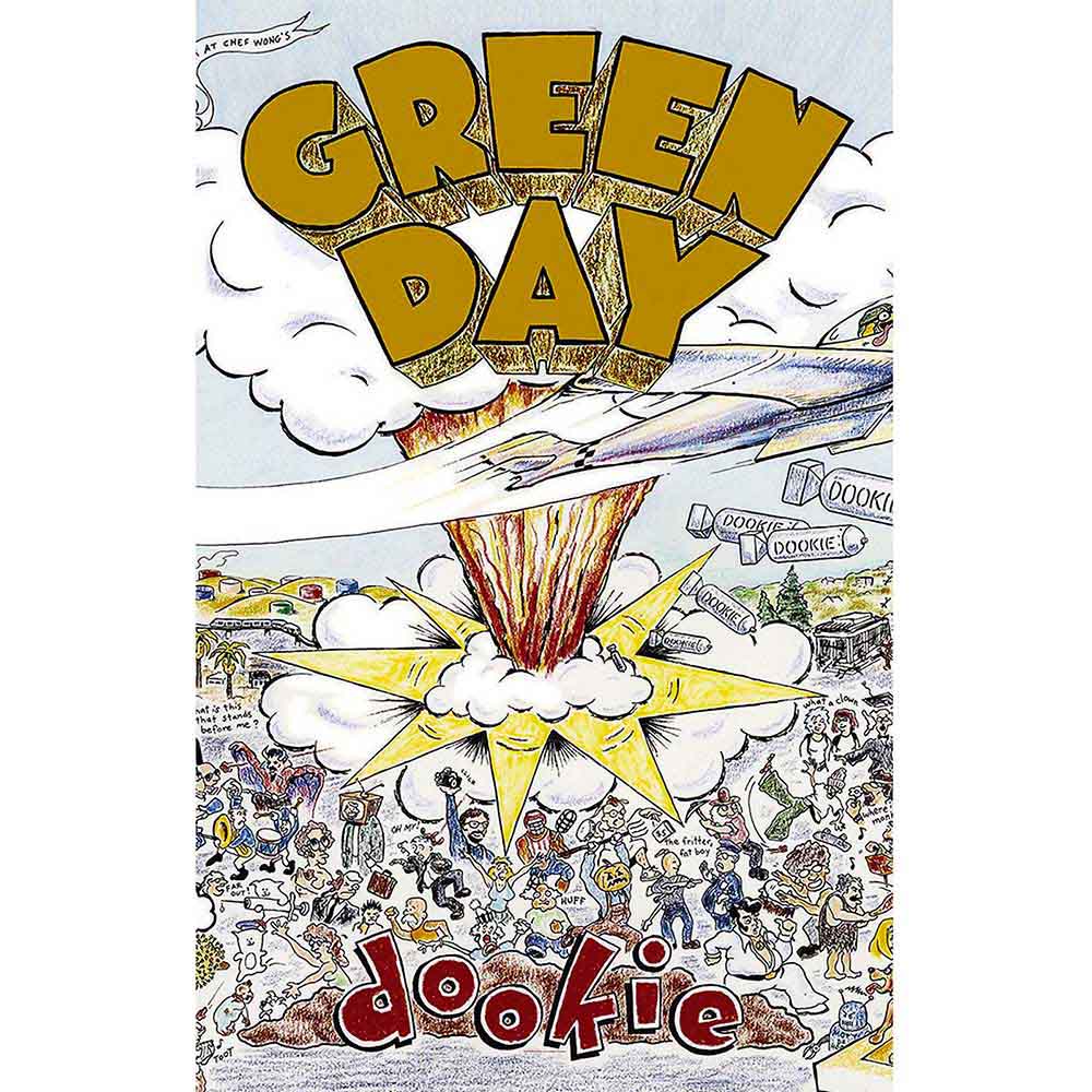 Green Day - Dookie Textile Poster Flag