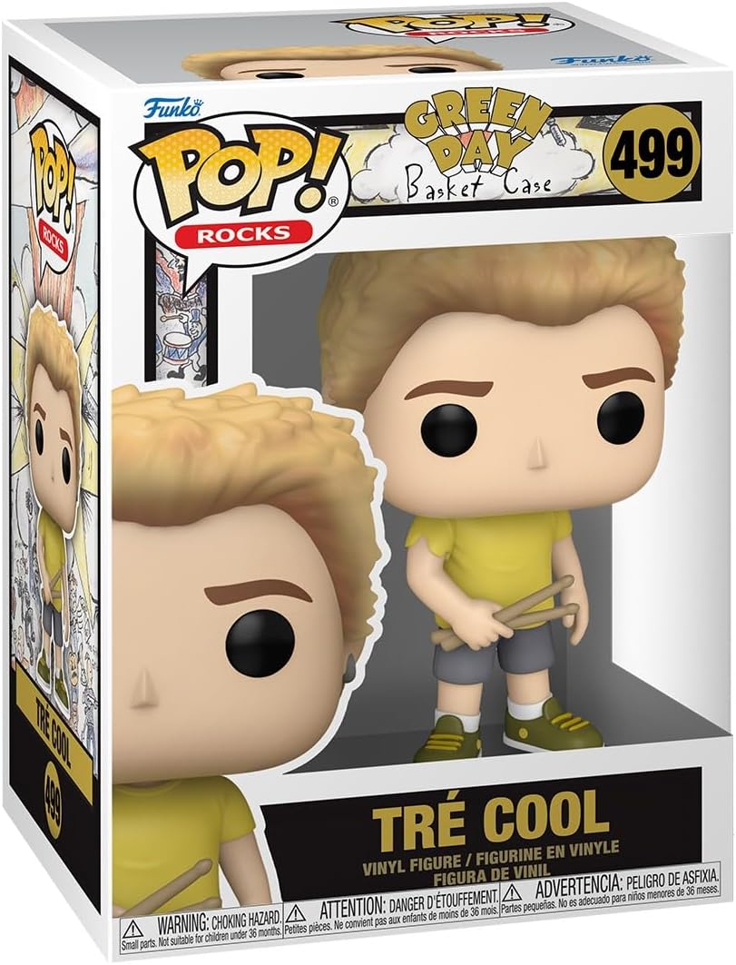 Funko Pop Rocks - Green Day Tre Cool Basket Case #499