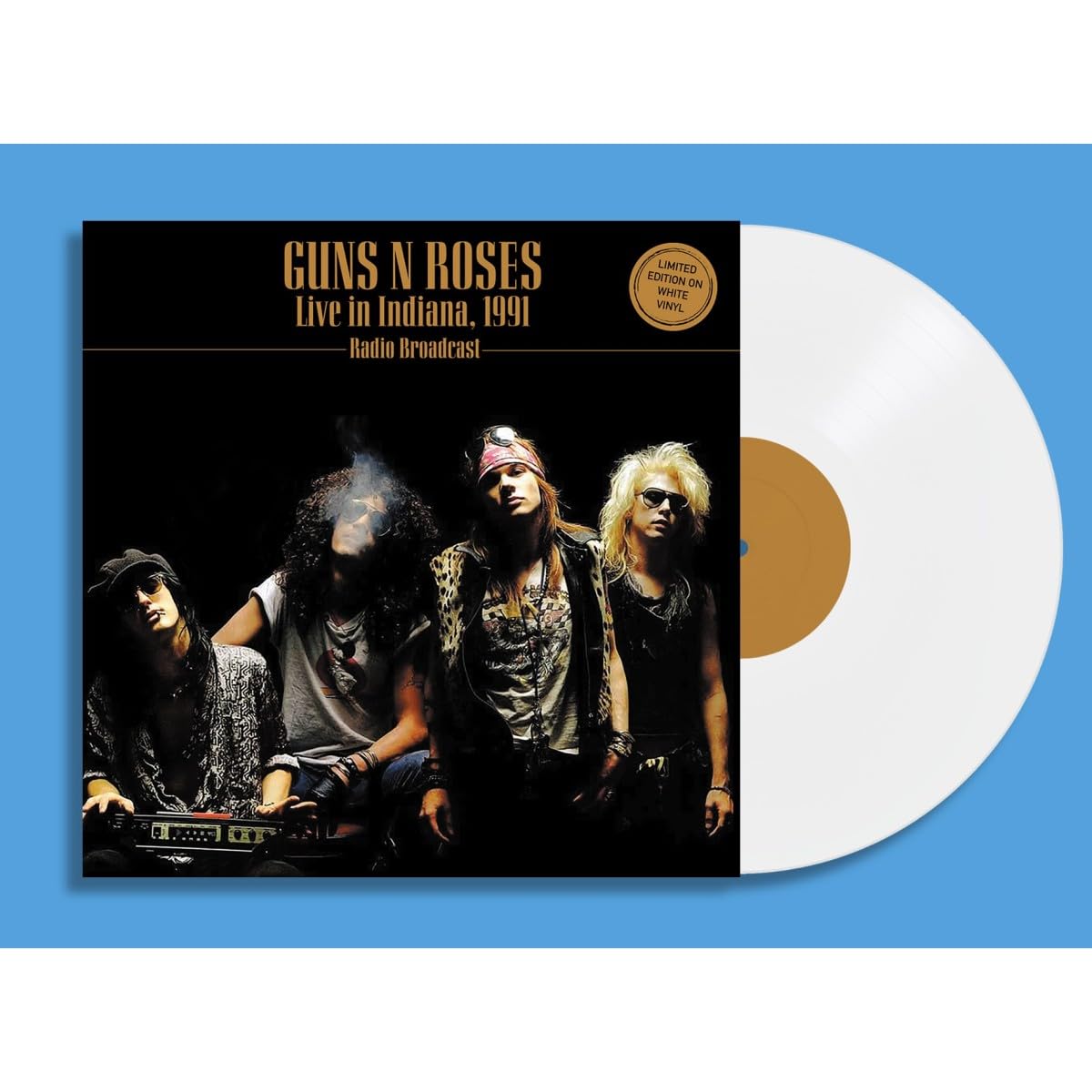 Guns N Roses - Live in Indiana 1991 Color Vinyl LP Record