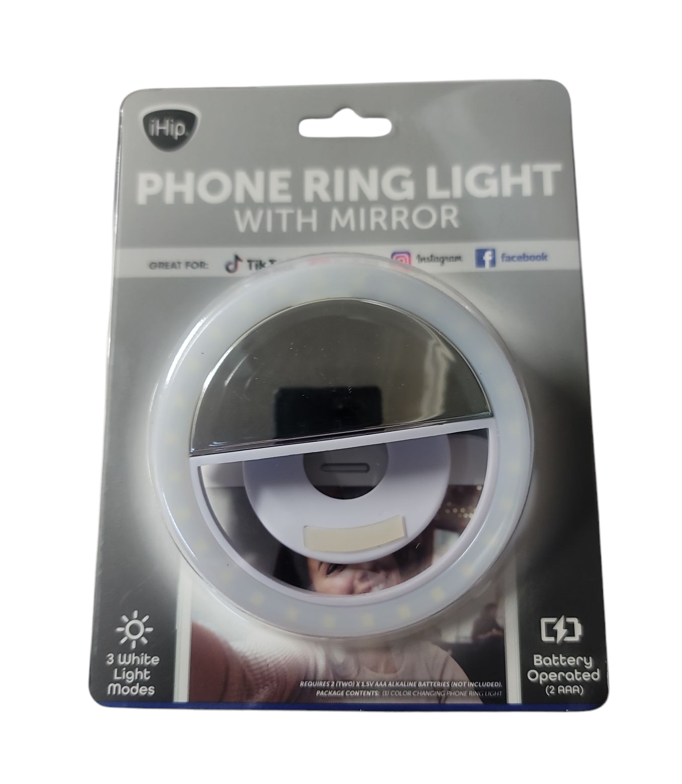 Ihip Phone Power Ring Light With Mirror LOT of 28