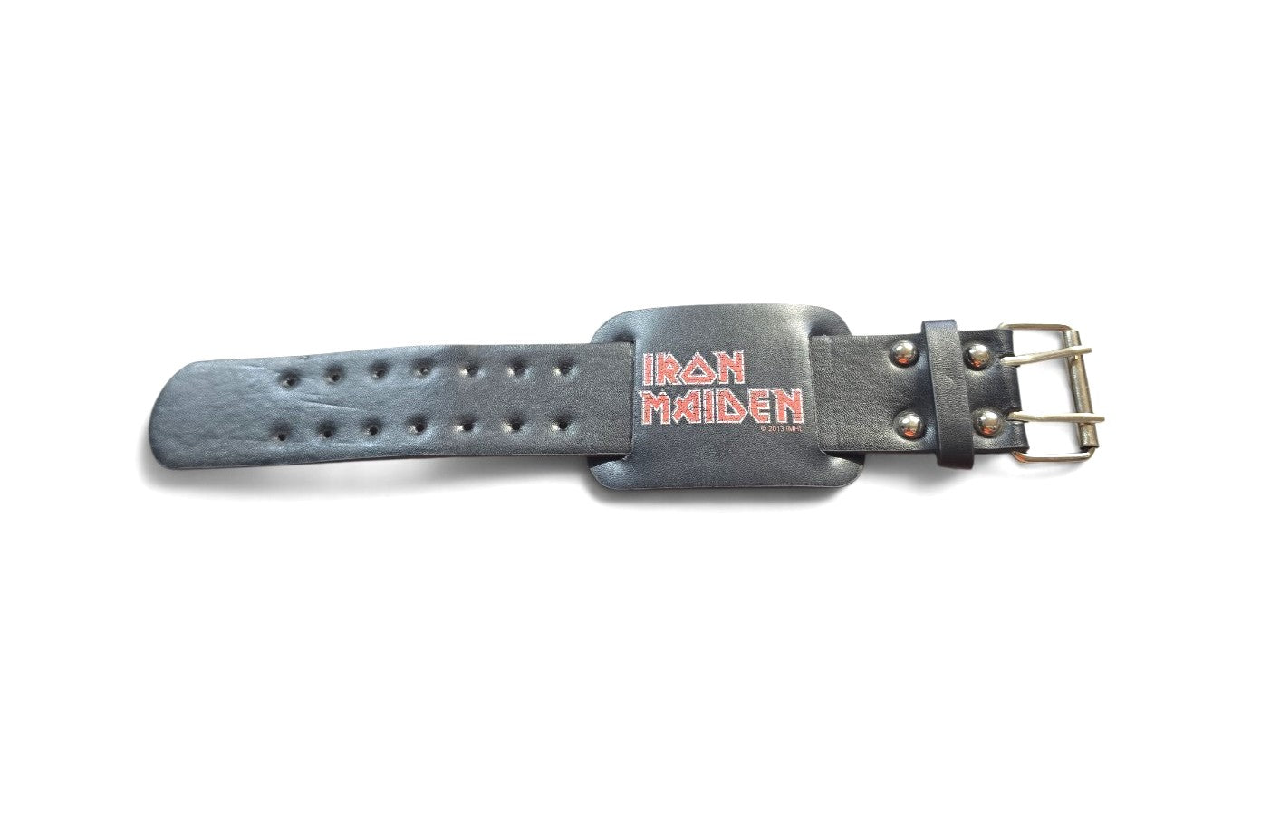 Iron Maiden - Logo Leather Wrist Strap