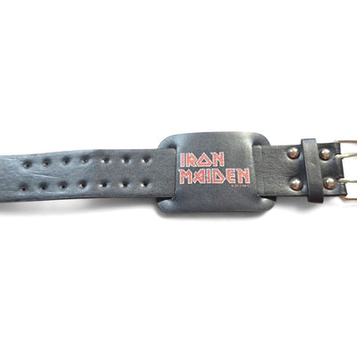 Iron Maiden - Logo Leather Wrist Strap