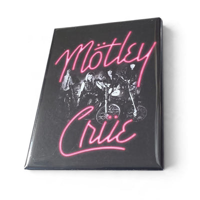 MOTLEY CRUE Pink Neon - Fridge Magnet