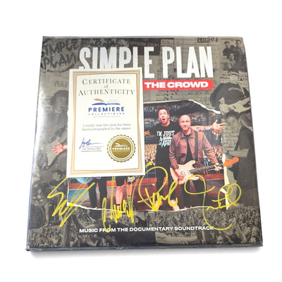 Simple Plan - The Kids in the Crowd Signed Vinyl LP Record + Signed Drumhead