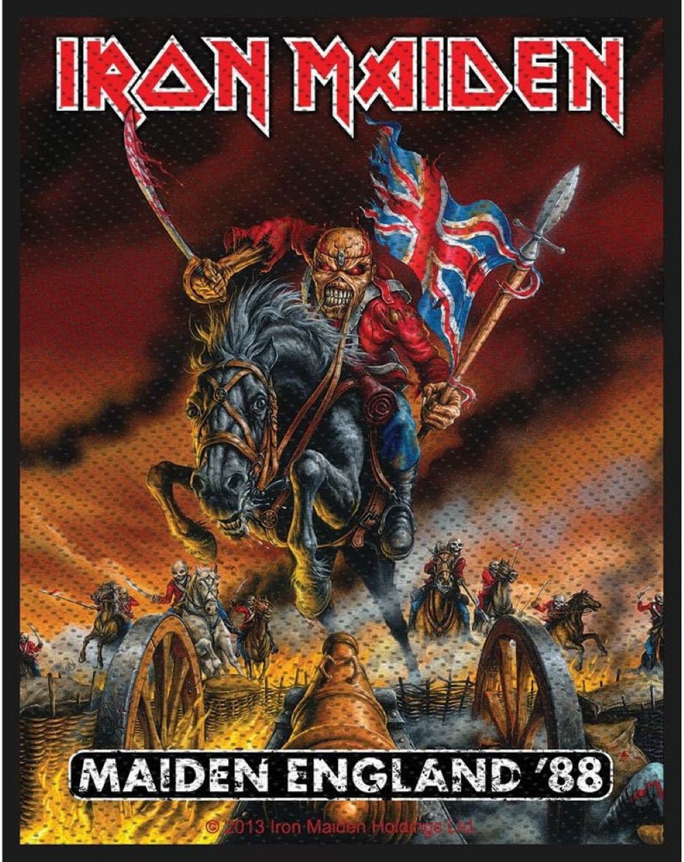 Iron Maiden Maiden England '88 Tour Patch Woven Sew On Applique