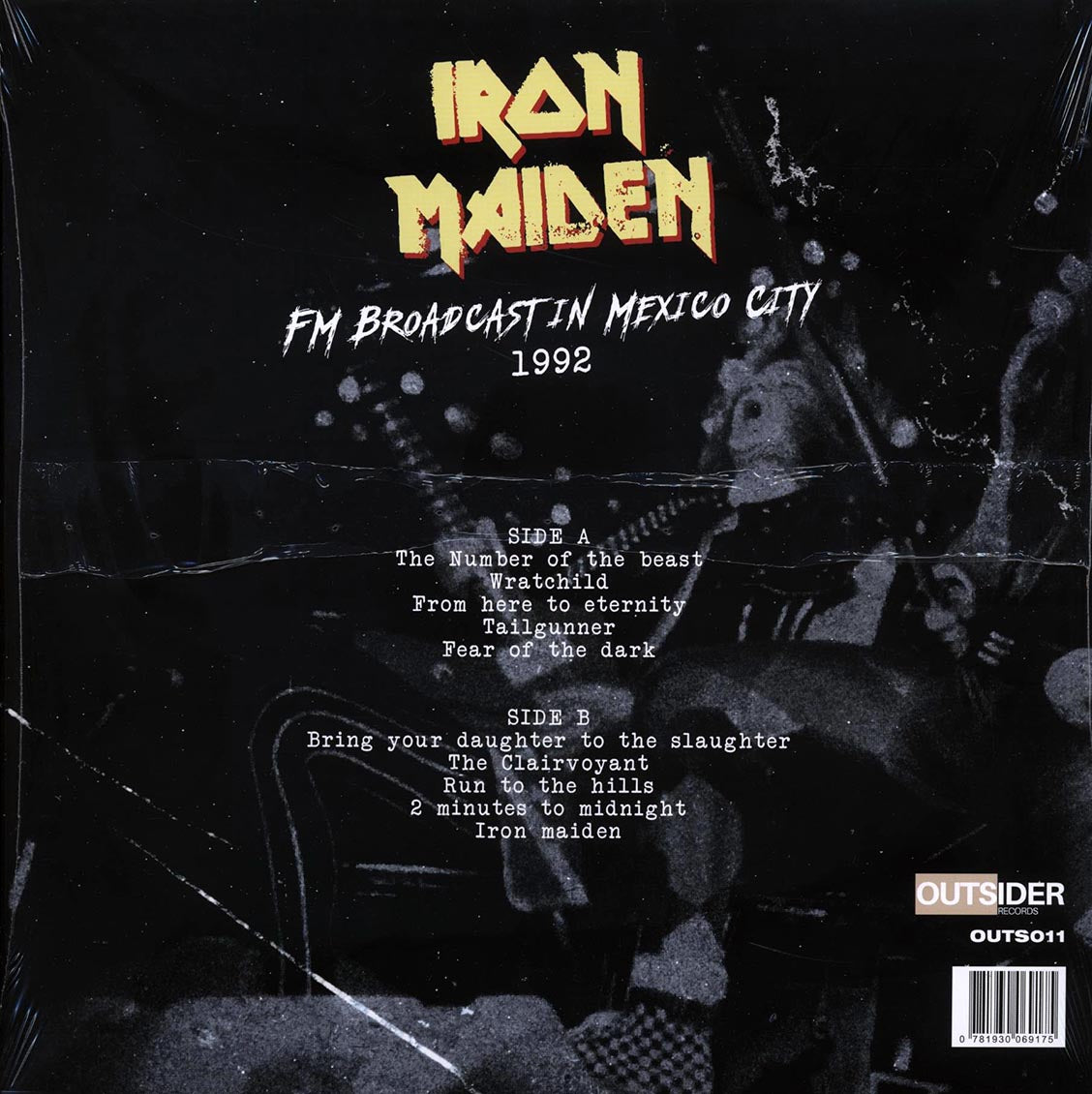 Iron Maiden - From Here to Mexico LP Record