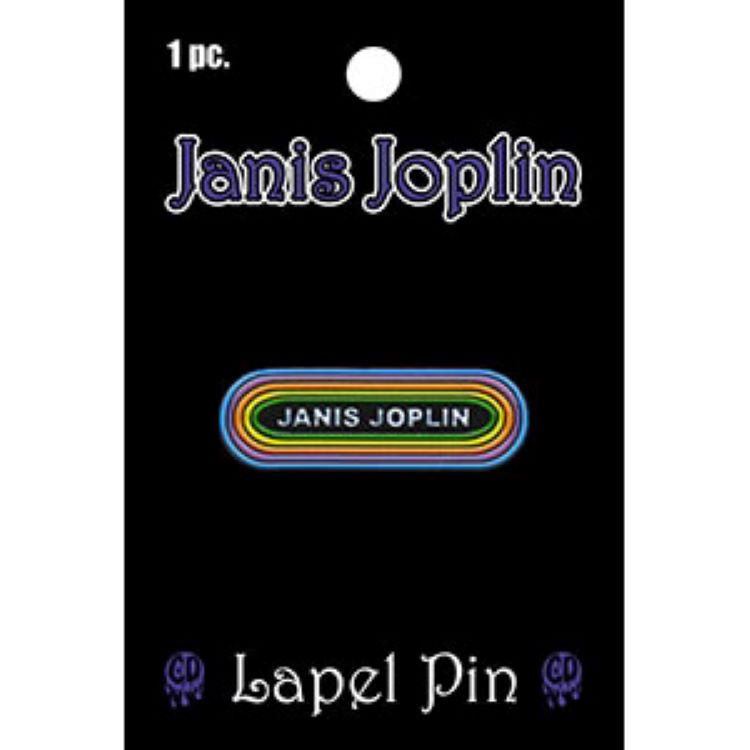 Janis Joplin Logo - Metal Lapel Pin