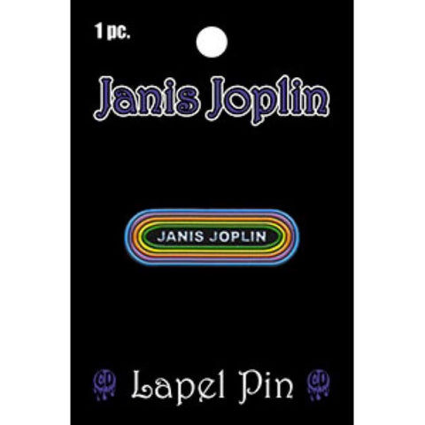 Janis Joplin Logo - Metal Lapel Pin