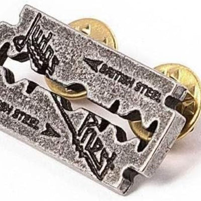 Judas Priest Razorblade Logo - Metal Lapel Pin