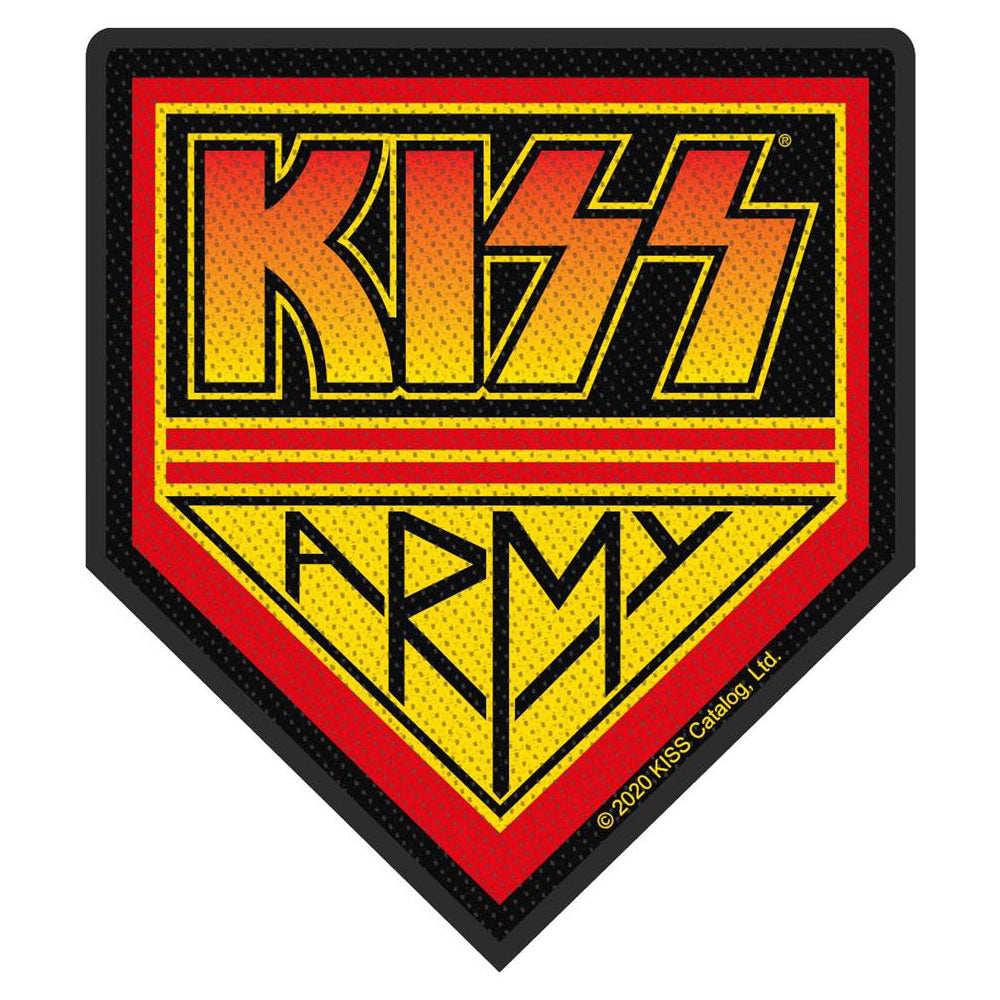 Kiss Army -  Licensed Woven Sew On Patch