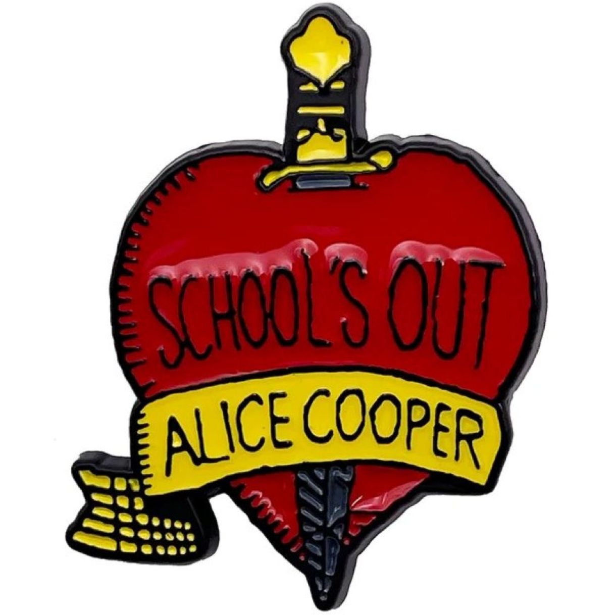 Alice Cooper Schools Out - Metal Lapel Pin