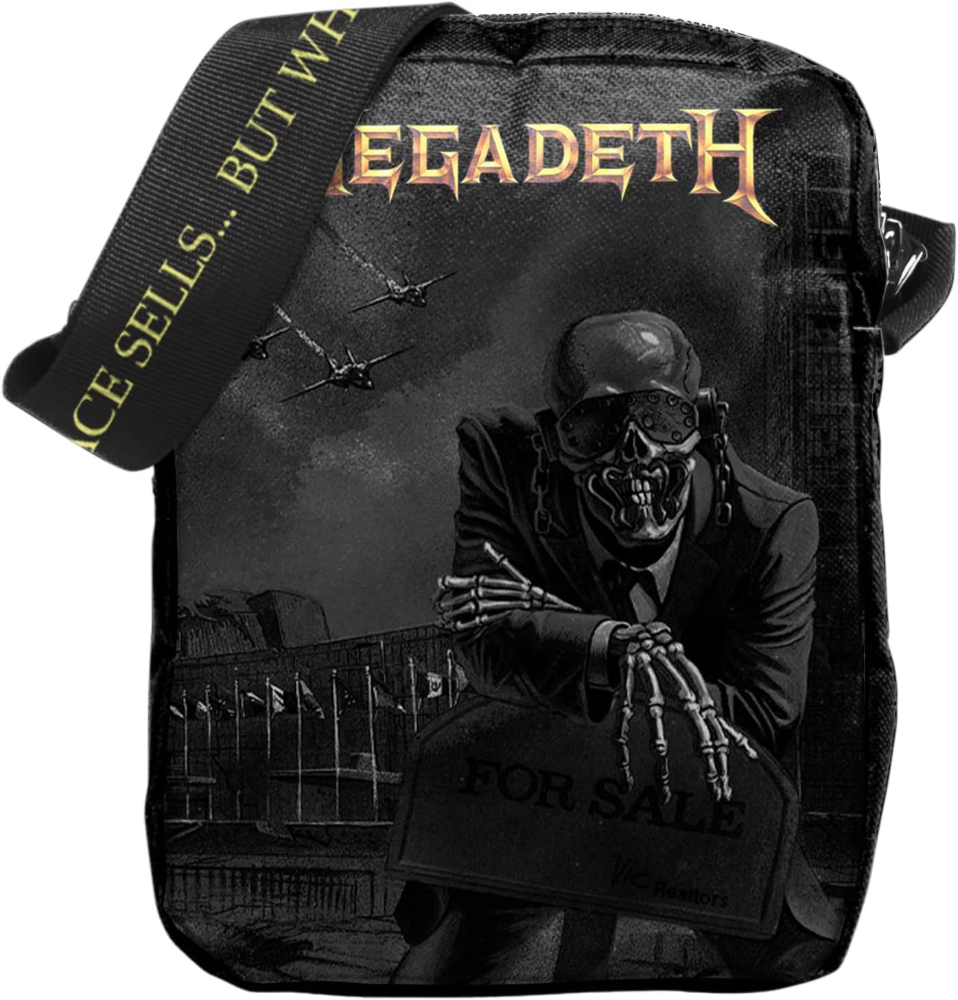 Rocksax Megadeth Peace Sells but who's buying Crossbody Bag