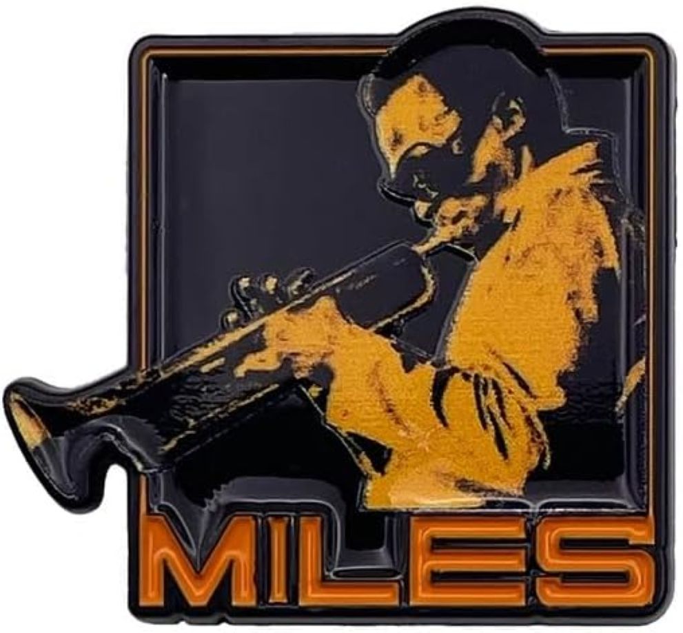 Miles Davis Logo - Metal Lapel Pin