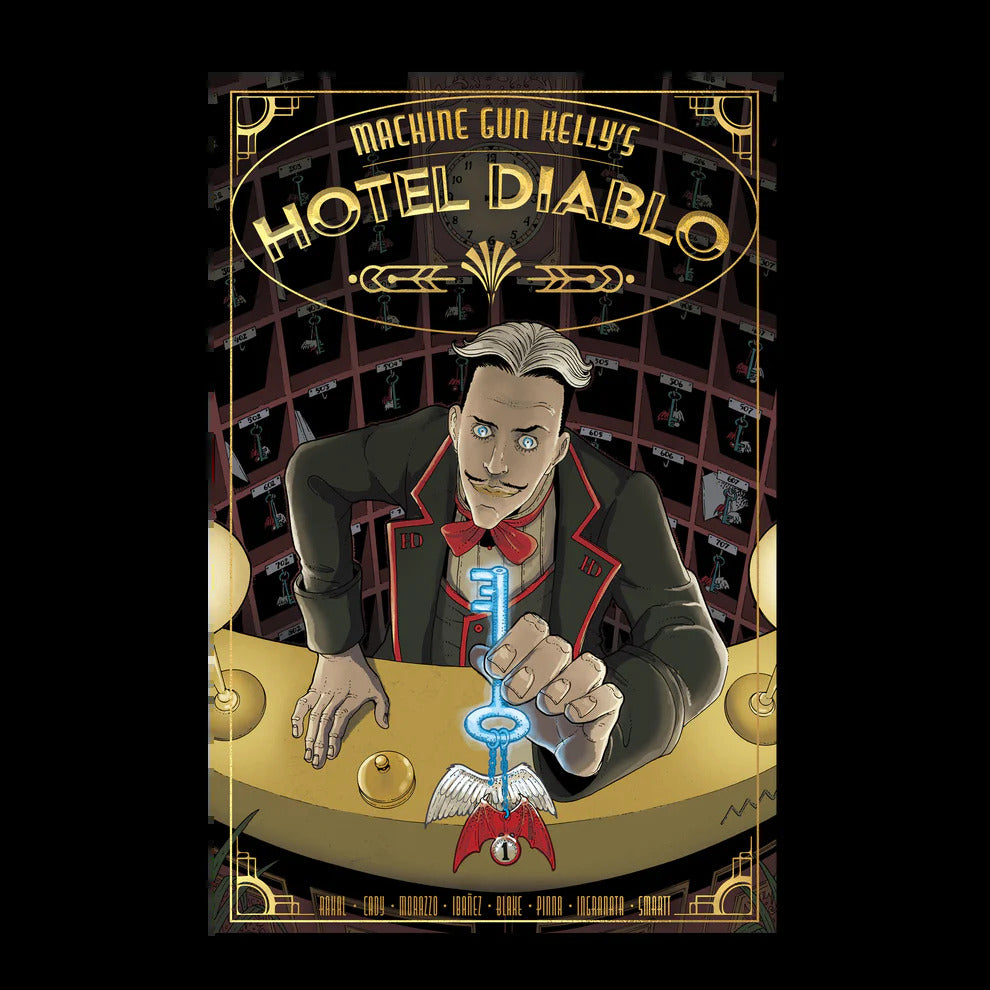 Machine Gun Kelly Hotel Diablo Graphic Novel Book - Hardcover