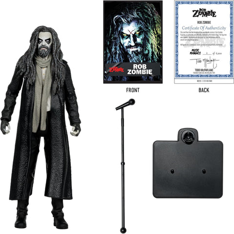 McFarlane Music Maniacs Rob Zombie Action Figure Limited Edition