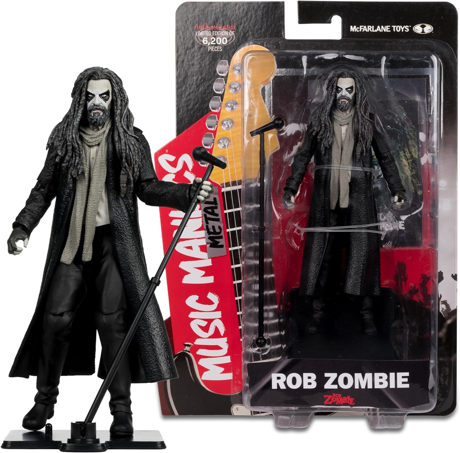 McFarlane Music Maniacs Rob Zombie Action Figure Limited Edition