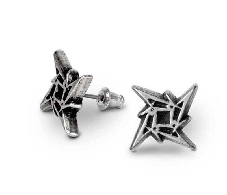 Metallica Ninja Star - Ear Studs Earrings