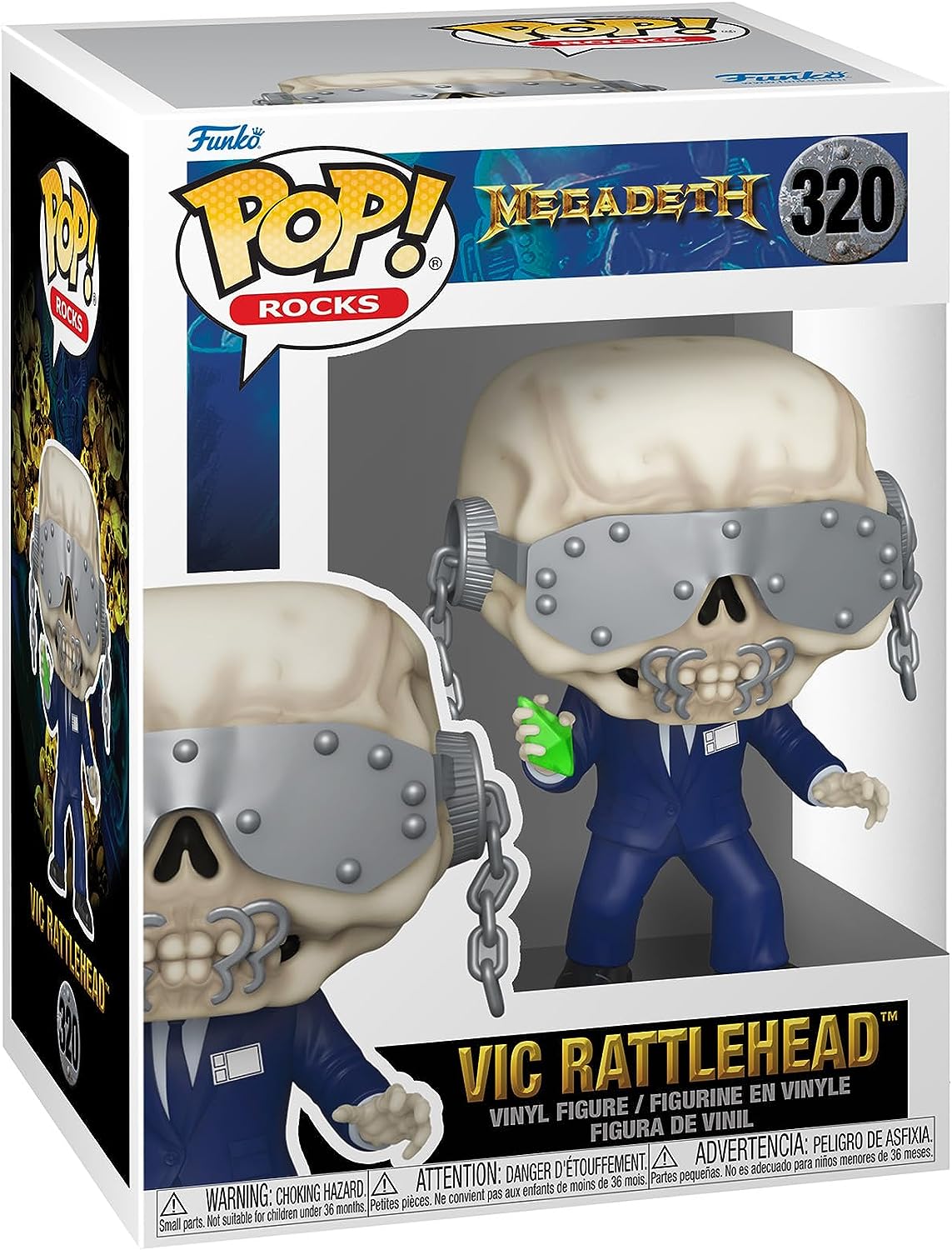 Funko Pop Rocks - Megadeth Vic Rattlehead #320