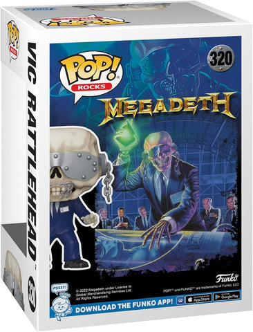 Funko Pop Rocks - Megadeth Vic Rattlehead #320