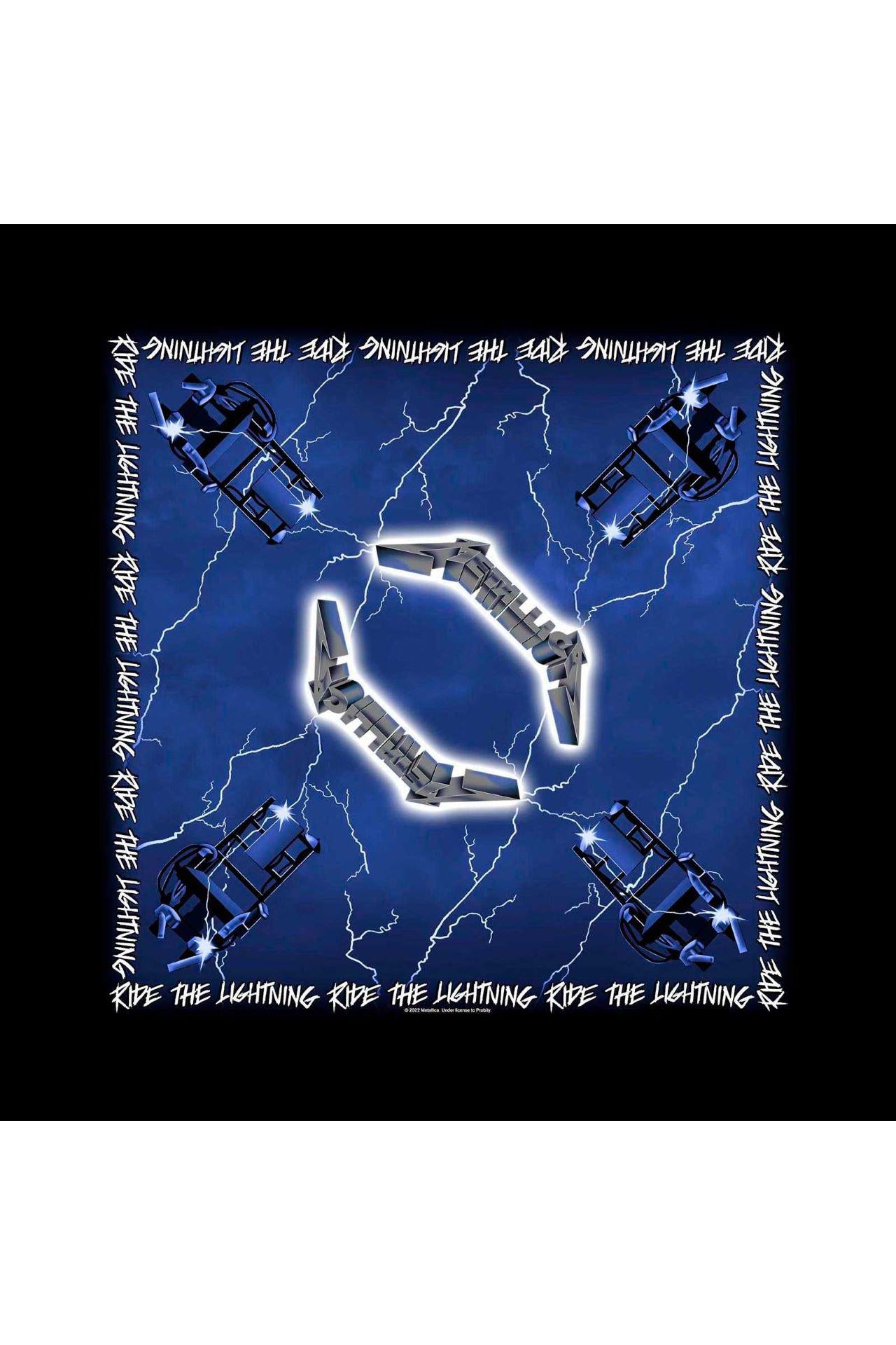 Metallica - Ride the Lightning Bandana Official