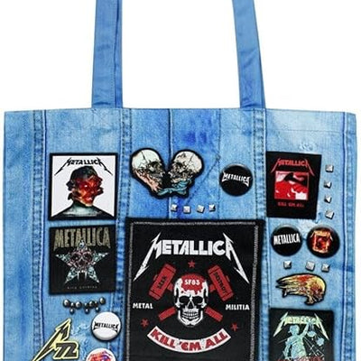 Rocksax Metallica - Logo Fabric Tote Bag
