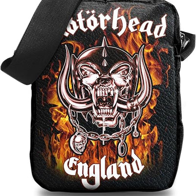Rocksax Motorhead England Fire Crossbody Bag